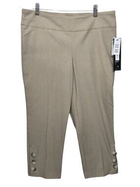 Up! Womens Cropped Capri Pants 14 Pull On Tummy Control Stretch Slimming Canada